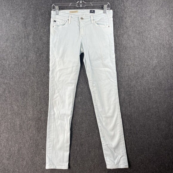 AG Adriano Goldschmied The Legging Ankle Super Skinny Pants Light Blue Size 27R - Picture 1 of 8